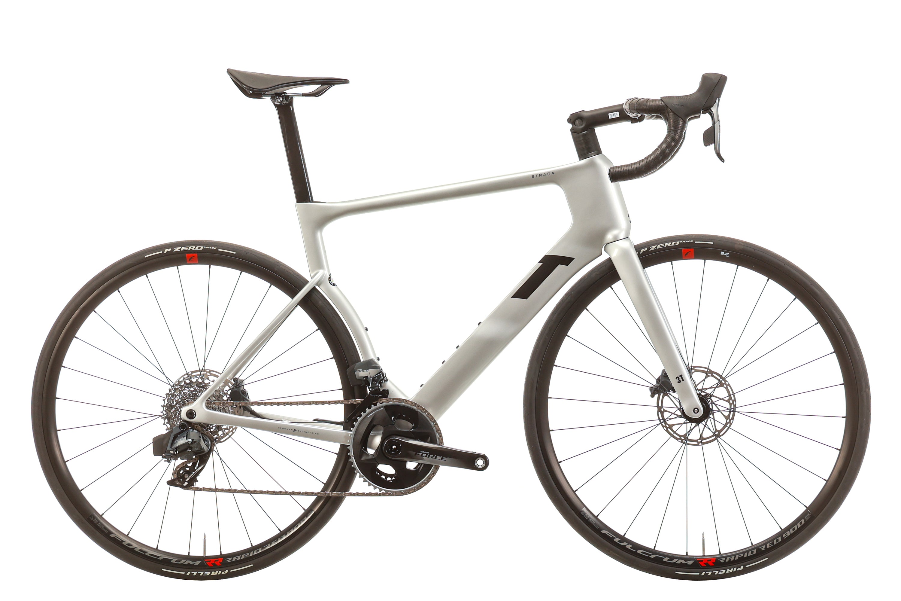 2023 3T Strada Force AXS Road Bike - 56cm Carbon Frame, Wireless Shifting - Perfect for Racing, Endurance & Long-Distance Cycling