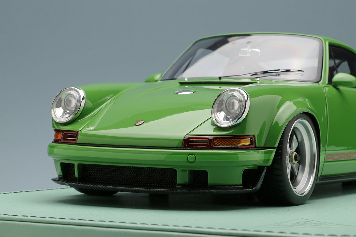 EIDOLON 1:18 Scale Porsche 911 (964) Singer DLS 2018 Green Diecast Model Car - Perfect for Collectors, Display, and Racing Enthusiasts
