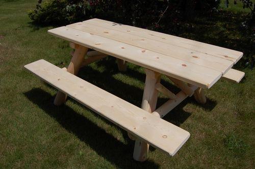 Premium Outdoor Picnic Table - Waterproof & Weather-Resistant for Backyard, Garden, Camping & Patio - Heavy Duty Wooden Picnic Bench for Family Gatherings & Outdoor Dining