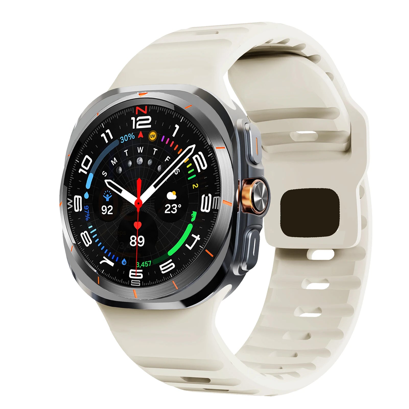 Durable Silicone Bands for Samsung Galaxy Watch Ultra - Comfortable & Stylish Replacement Straps for Workouts, Running & Outdoor Activities