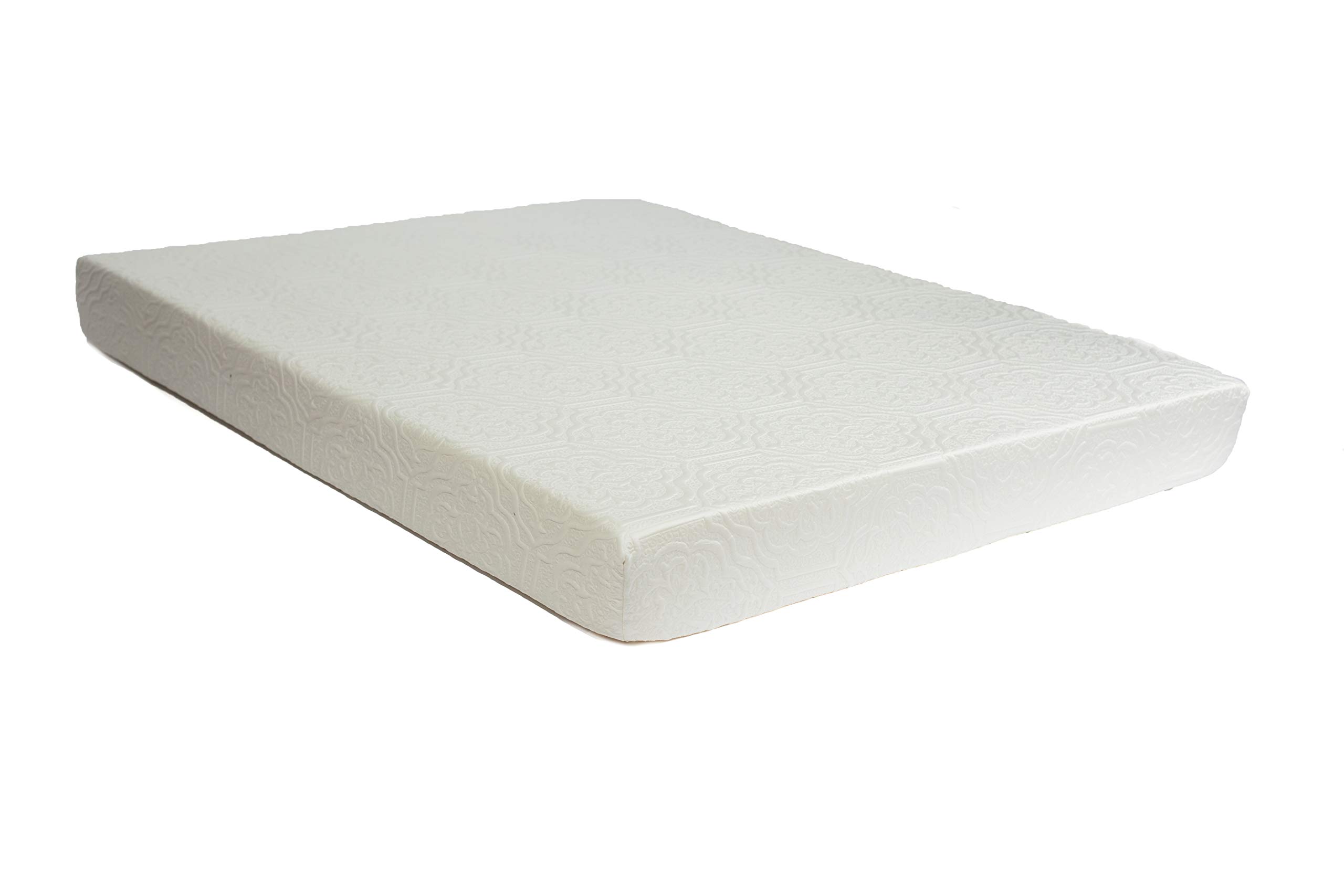 Premium 6-Inch Gel Memory Foam Mattress - Medium Firm Support, Made in USA, Twin Size (34