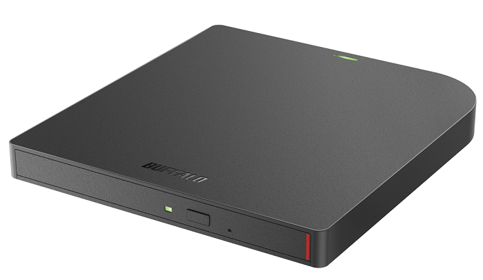Buffalo MediaStation 8x Portable DVD Writer with M DISC Support - External USB DVD Burner for Laptop & PC - Bonus Software Included for Data Backup & Media Playback (Perfect for Travel, Office & Home Entertainment)