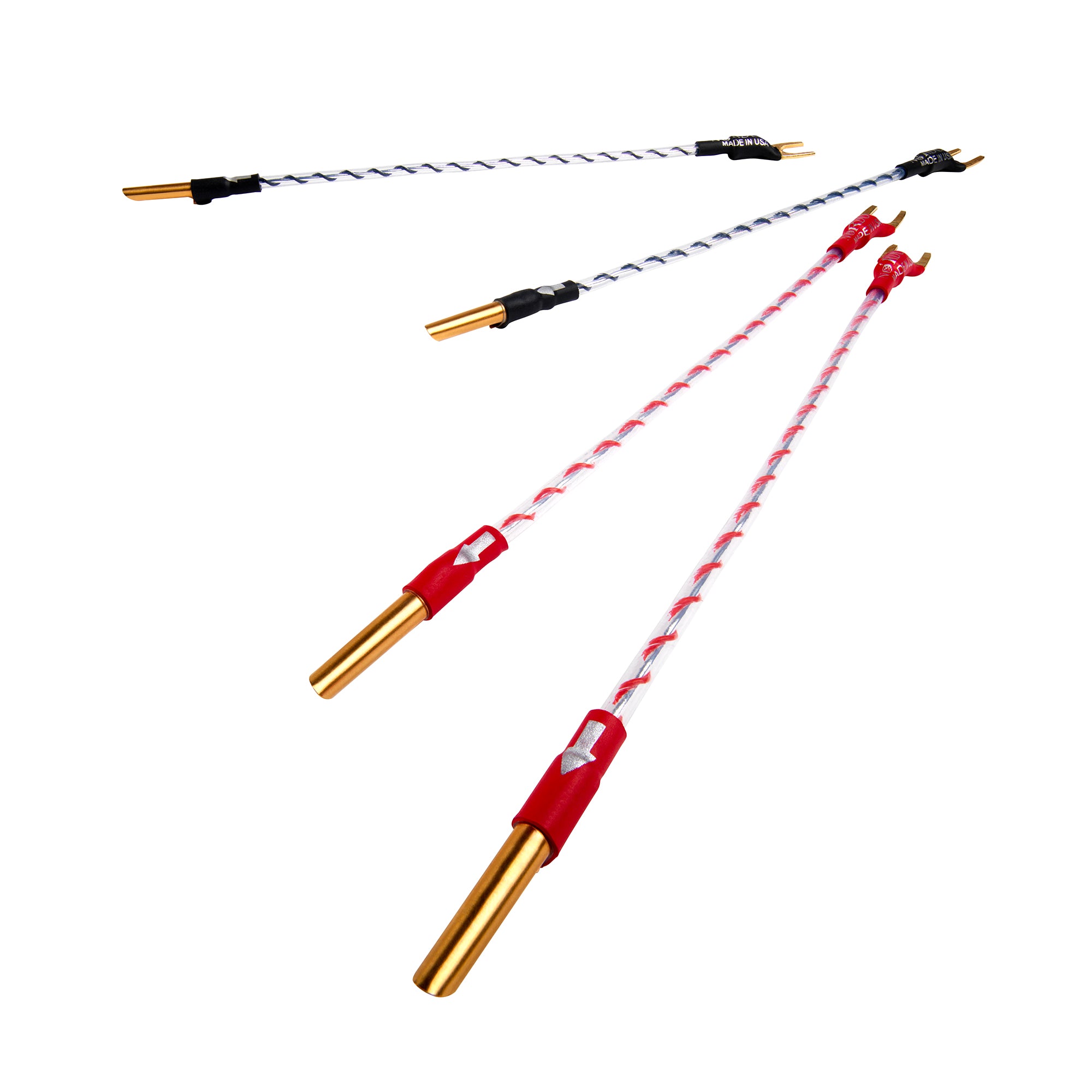 Nordost Norse 2 Series Bi-Wire Speaker Jumpers - Premium Audio Cable for HiFi & Home Theater Systems - Perfect for Audiophiles & Sound Enthusiasts