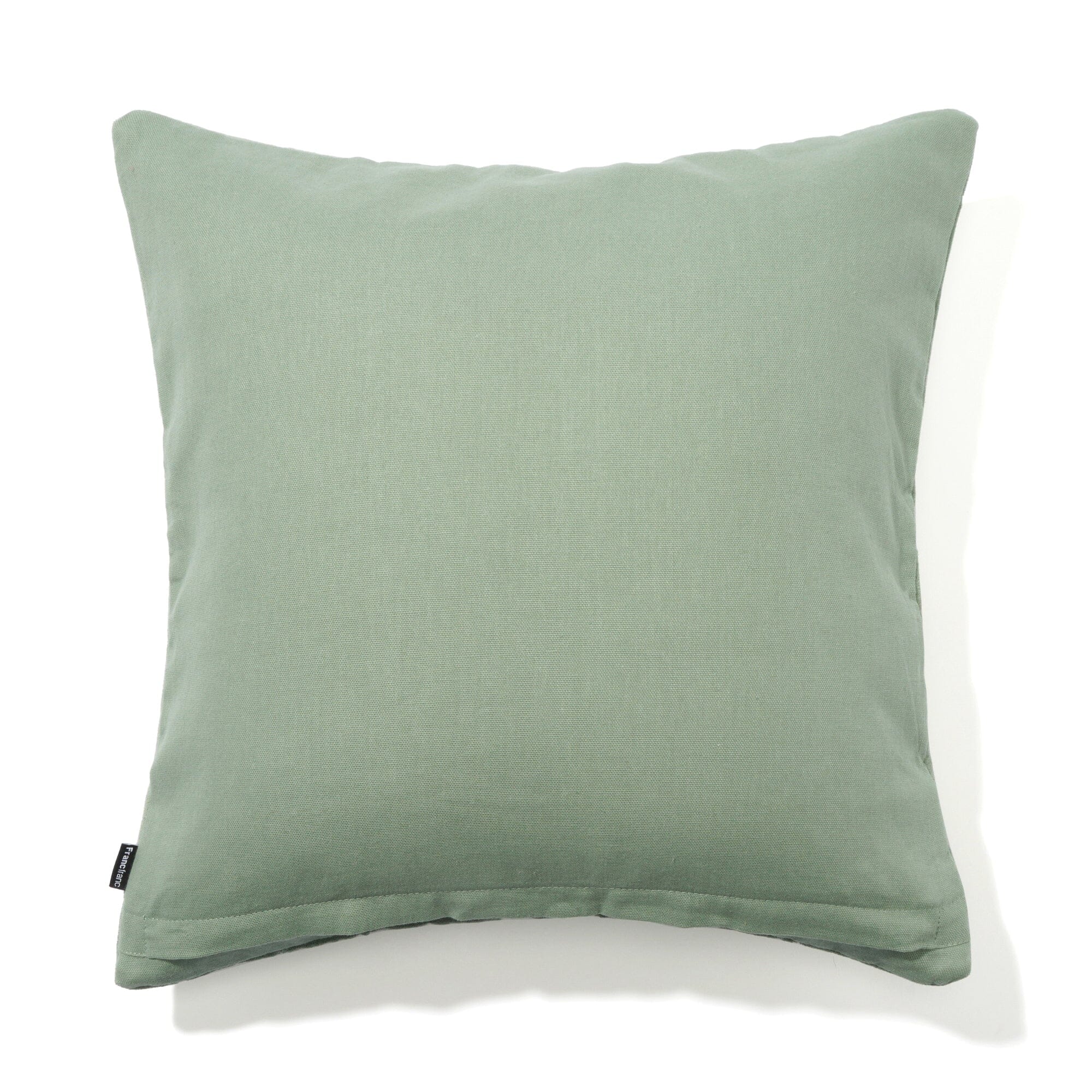 Geome Quilt Cushion Cover 45x45 Inches Green - Soft Decorative Pillow Case for Sofa, Bed, Living Room & Home Decor