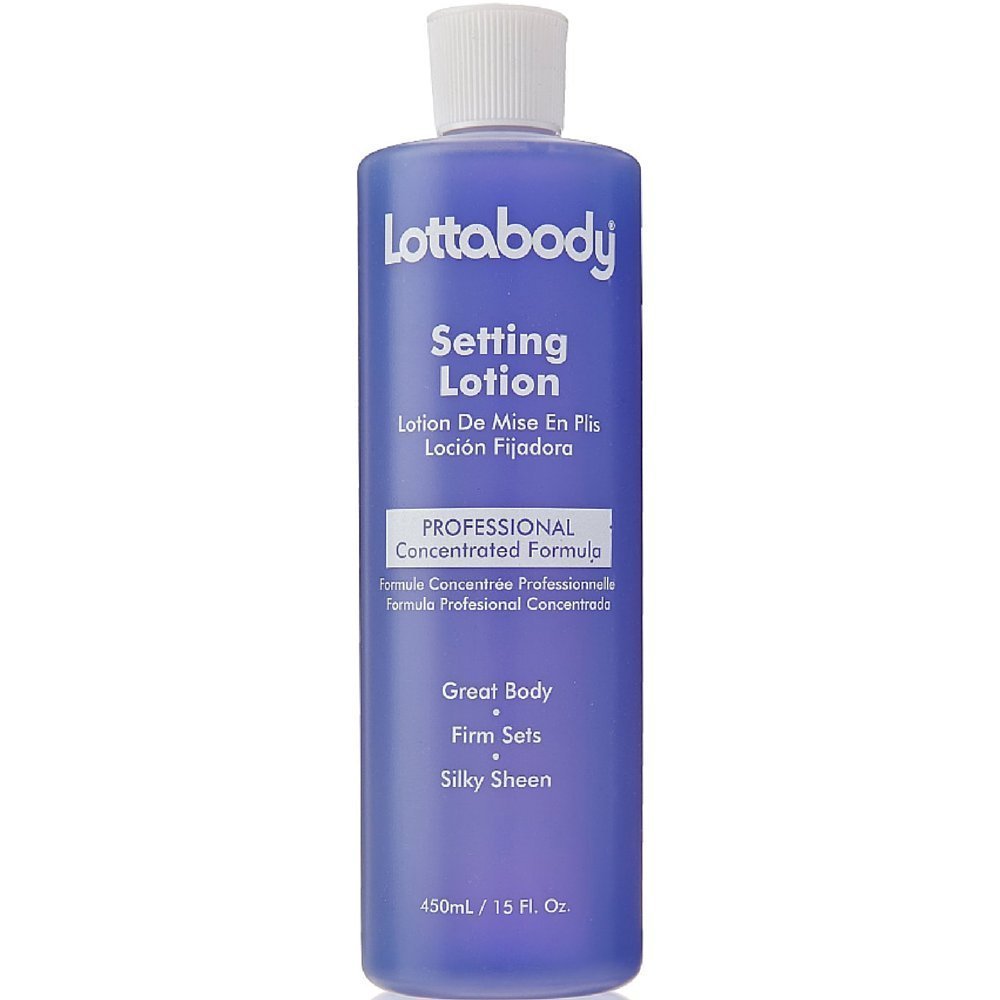 LOTTABODY Setting Lotion - Professional Hair Styling Formula for Long-Lasting Hold & Shine | Perfect for Salon Styling, Curly Hair & Updos
