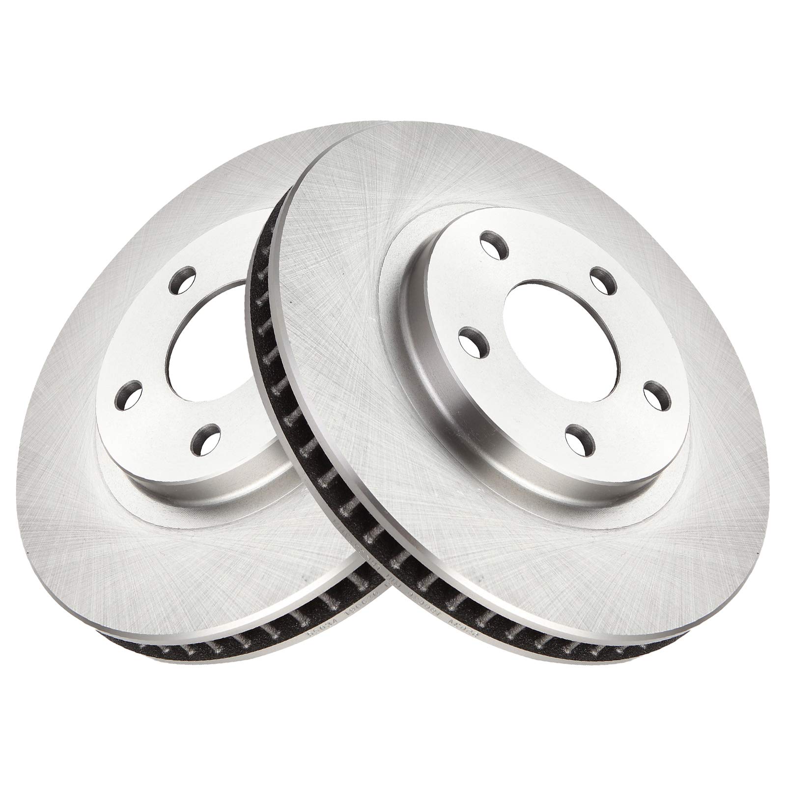 TRQ Wheel Hub Ceramic Brake Pad Rotor Kit with High-Performance Brake Chemicals - Perfect for Smooth & Quiet Braking on Trucks, SUVs, and Performance Vehicles