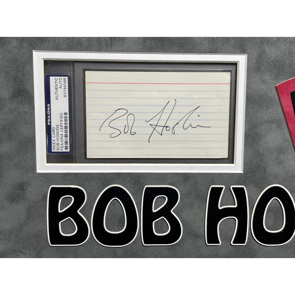 Bob Hoskins Autographed Who Framed Roger Rabbit Original Storyboard Drawing - Framed with PSA/DNA COA - Perfect for Movie Memorabilia Collectors & Disney Fans