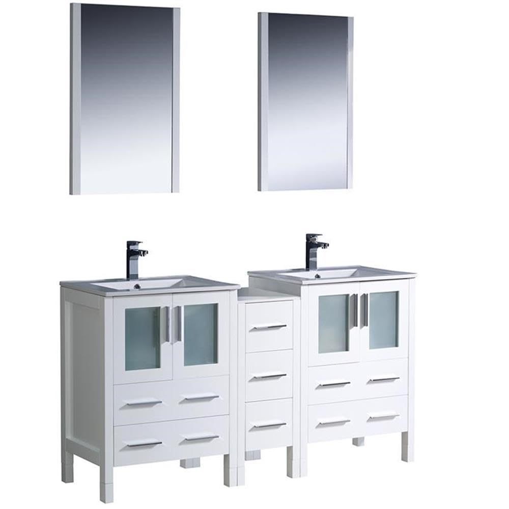 Fresca Bath FVN62-241224WH-UNS Torino 60