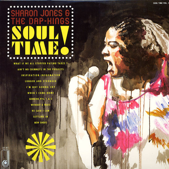 Sharon Jones & The Dap Kings - Soul Time! Limited Edition LP Vinyl Record (RSD Exclusive, Compilation, VG+ Condition) - Perfect for Soul Music Collectors & Vinyl Enthusiasts