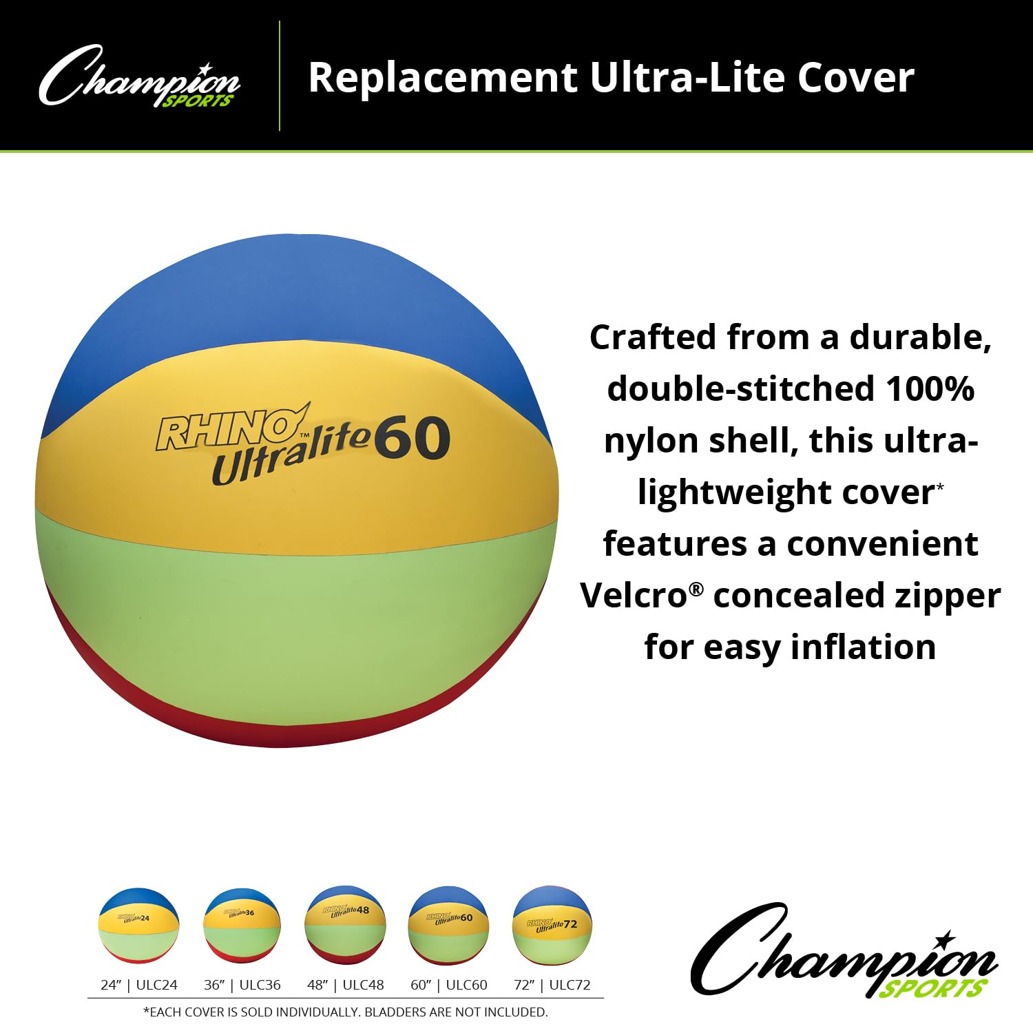 Champion Sports Replacement Ultra Lite Cover - Lightweight Durable Baseball Softball Batting Cage Netting for Training & Practice