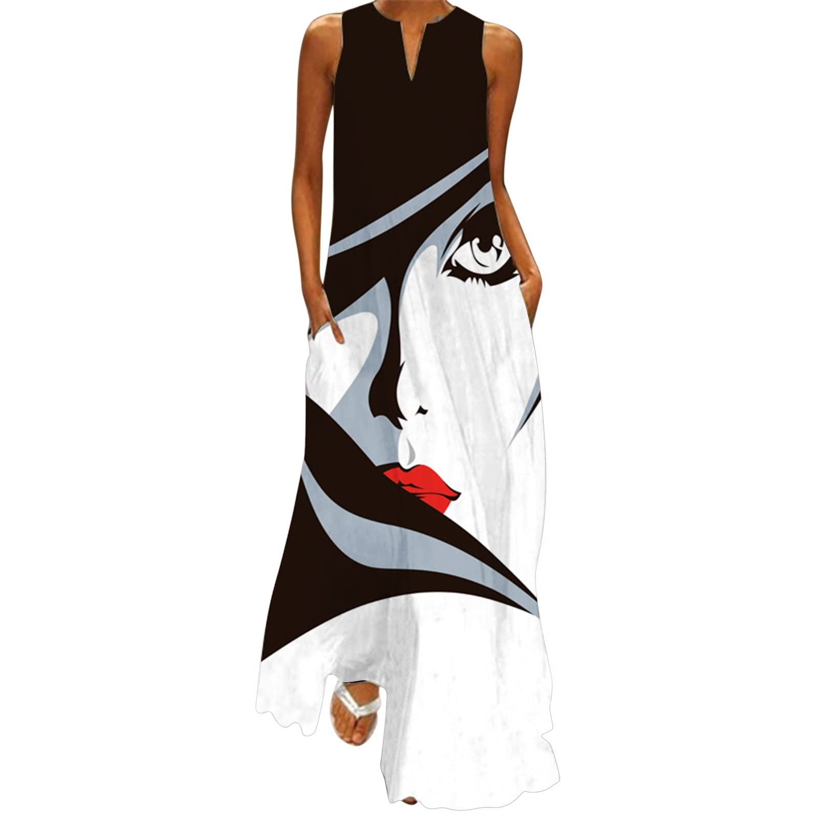 Elegant Women's Maxi Dress - Summer Casual Party, Beach Wedding, and Bride Gown - Perfect for Outdoor Events, Vacations & Special Occasions