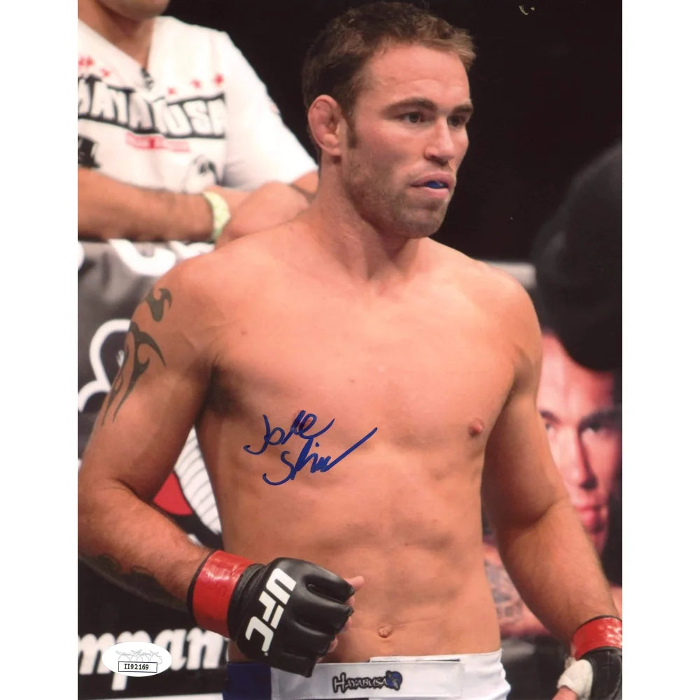Jake Shields Hand Signed 8x10 Photo - Authentic UFC Fighter Autograph with JSA COA - Perfect for MMA Collectors, Sports Memorabilia Displays & Fan Gifts