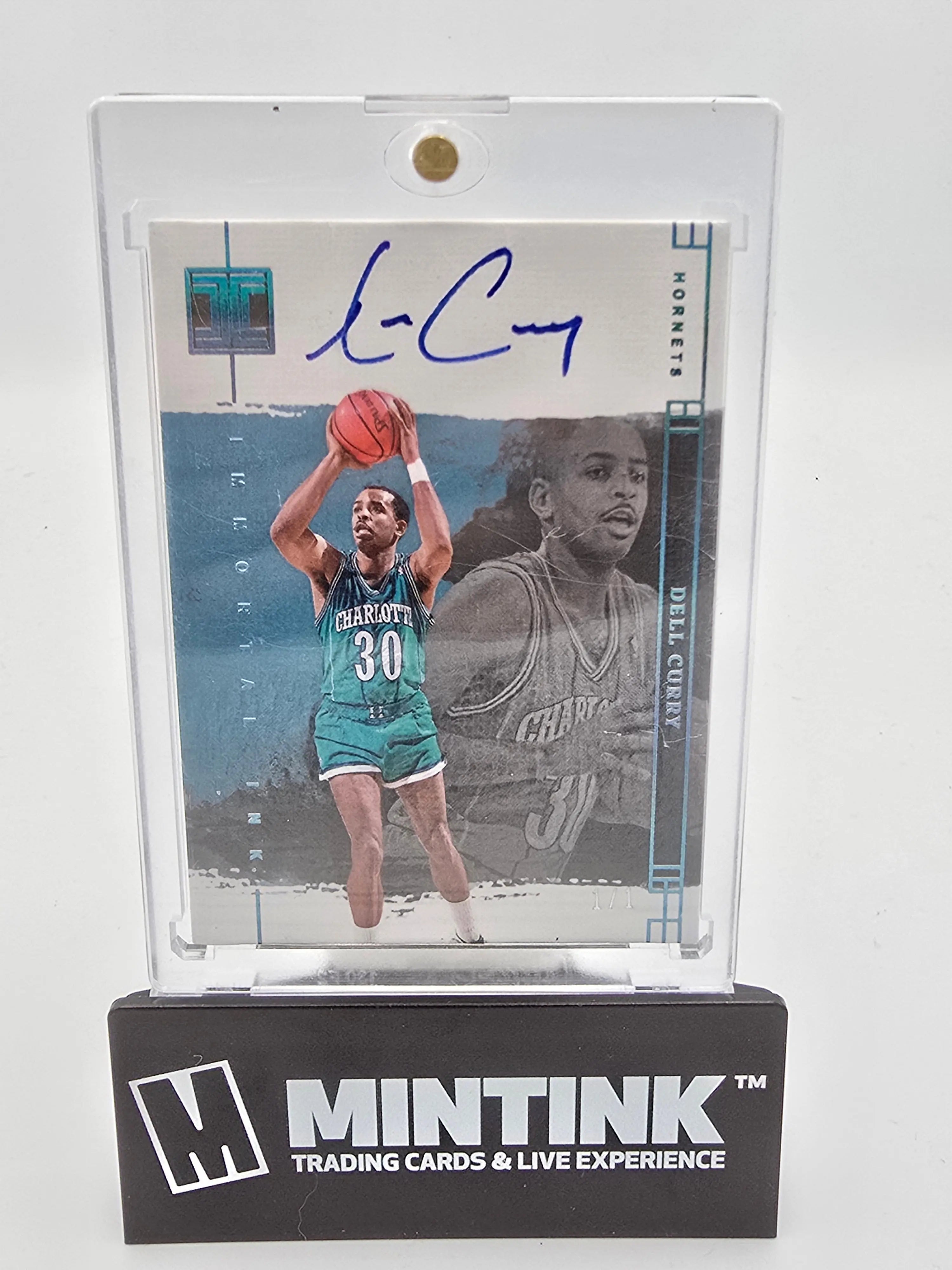 2023-24 Panini Impeccable Basketball Dell Curry Impeccable Ink Autograph 1/1 Rookie Card #II DEL - Perfect for NBA Collectors, Sports Memorabilia Displays & Investment Collections