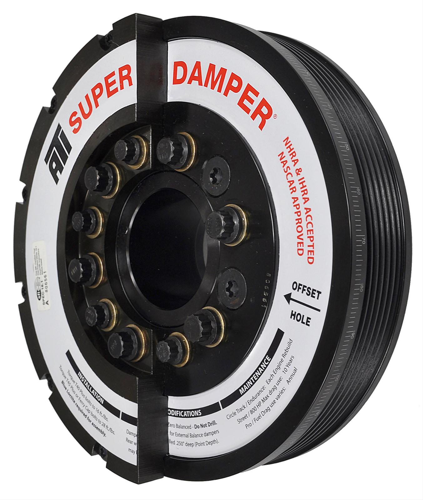 ATI Super Damper for 6.6L Duramax LB7 & LLY SFI - High Performance Harmonic Balancer | Perfect for Diesel Engine Upgrades, Towing & Off-Road Applications
