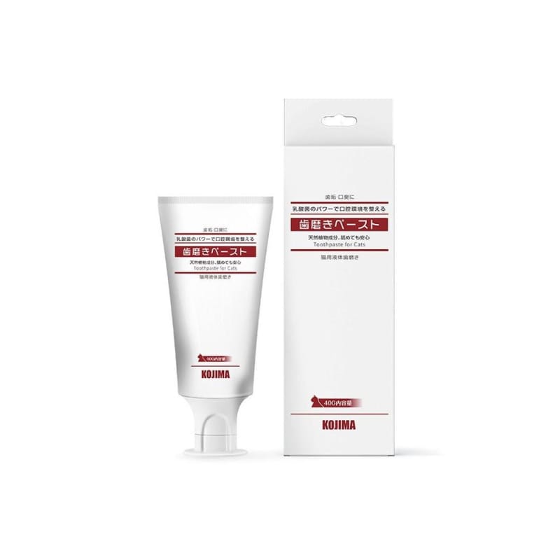 Kojima Lactic Acid Bacteria Toothpaste for Cats 40g - Dental Care & Tartar Control for Healthy Cat Teeth - Perfect for Daily Oral Hygiene & Fresh Breath