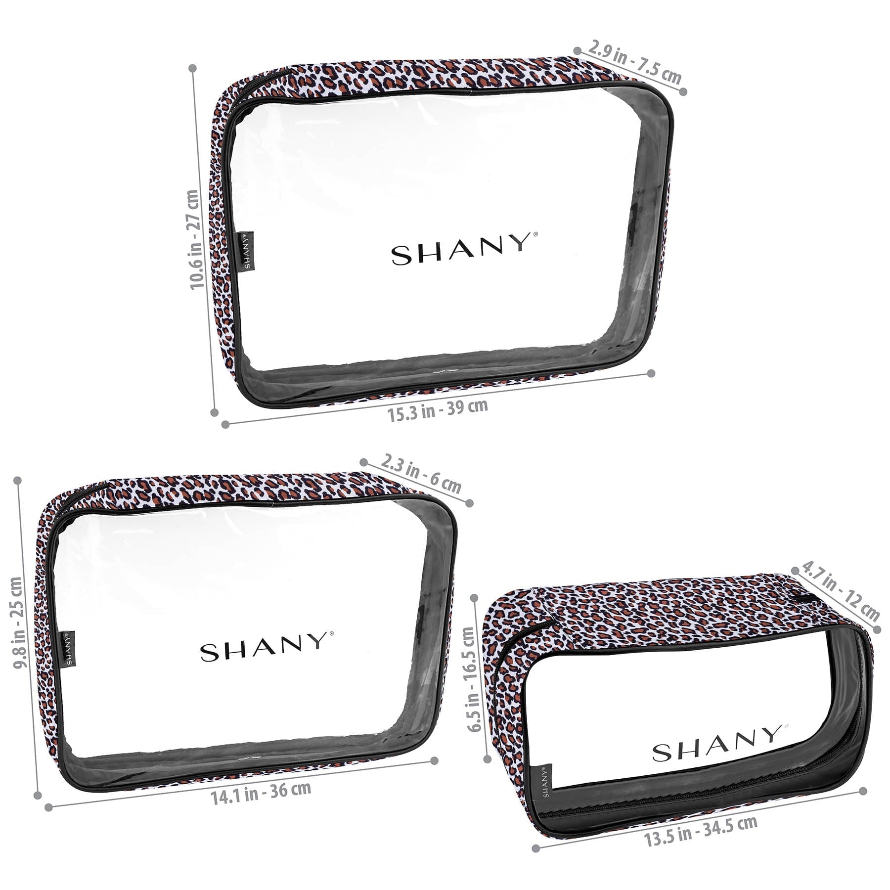 Waterproof Clear PVC Luggage Organizer Set - 3-Piece Travel Packing Cubes for Suitcases | Perfect for Airplane Carry-On, Business Trips & Vacation Packing