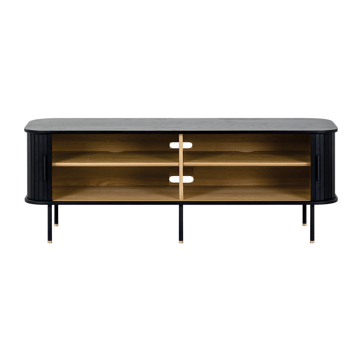 Ipanema Medium TV Stand - Modern Entertainment Center for Living Room, Bedroom & Home Theater - Sturdy & Stylish TV Unit with Storage Shelves