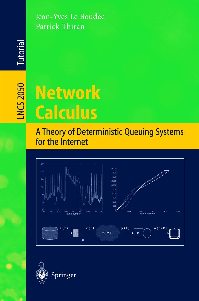 Network Calculus: Theory of Deterministic Queuing Systems for Internet Performance Analysis | Computer Science Lecture Notes 2050 | Ideal for Network Engineers & Academic Researchers
