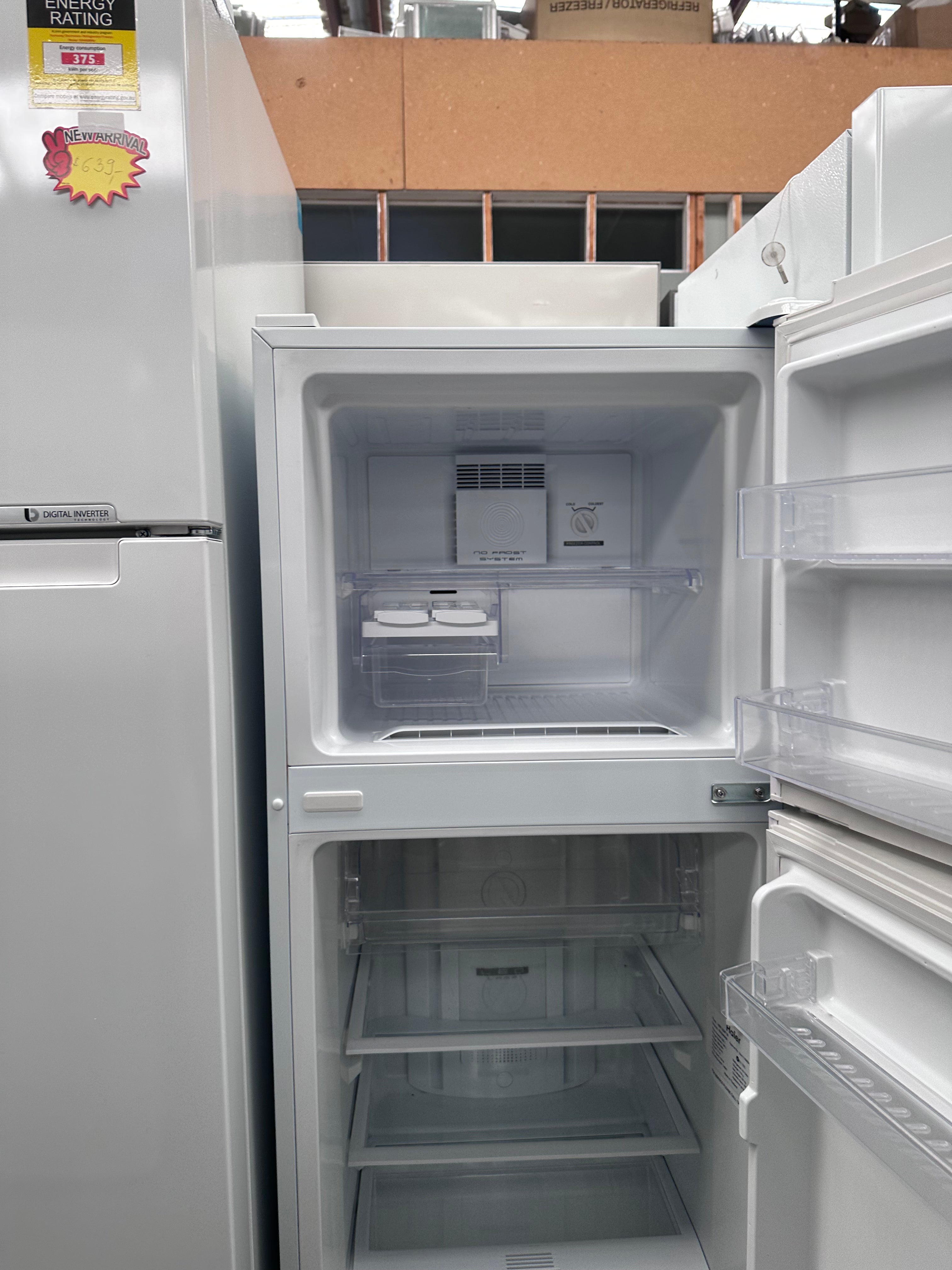 Haier 224L Top Mount Refrigerator - Energy Efficient, Quiet Operation [Certified Refurbished] for Home, Office, or Dorm Use