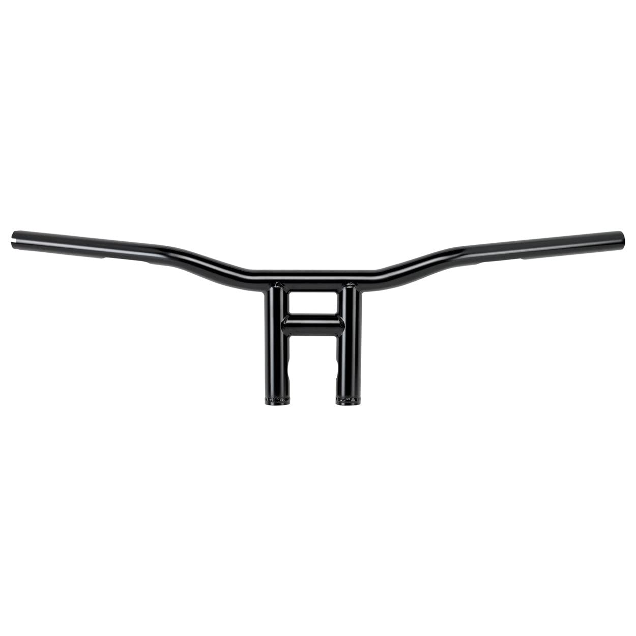 Biltwell Tyson XL Motorcycle Handlebar - Black Electroplate Finish, 1 1/8