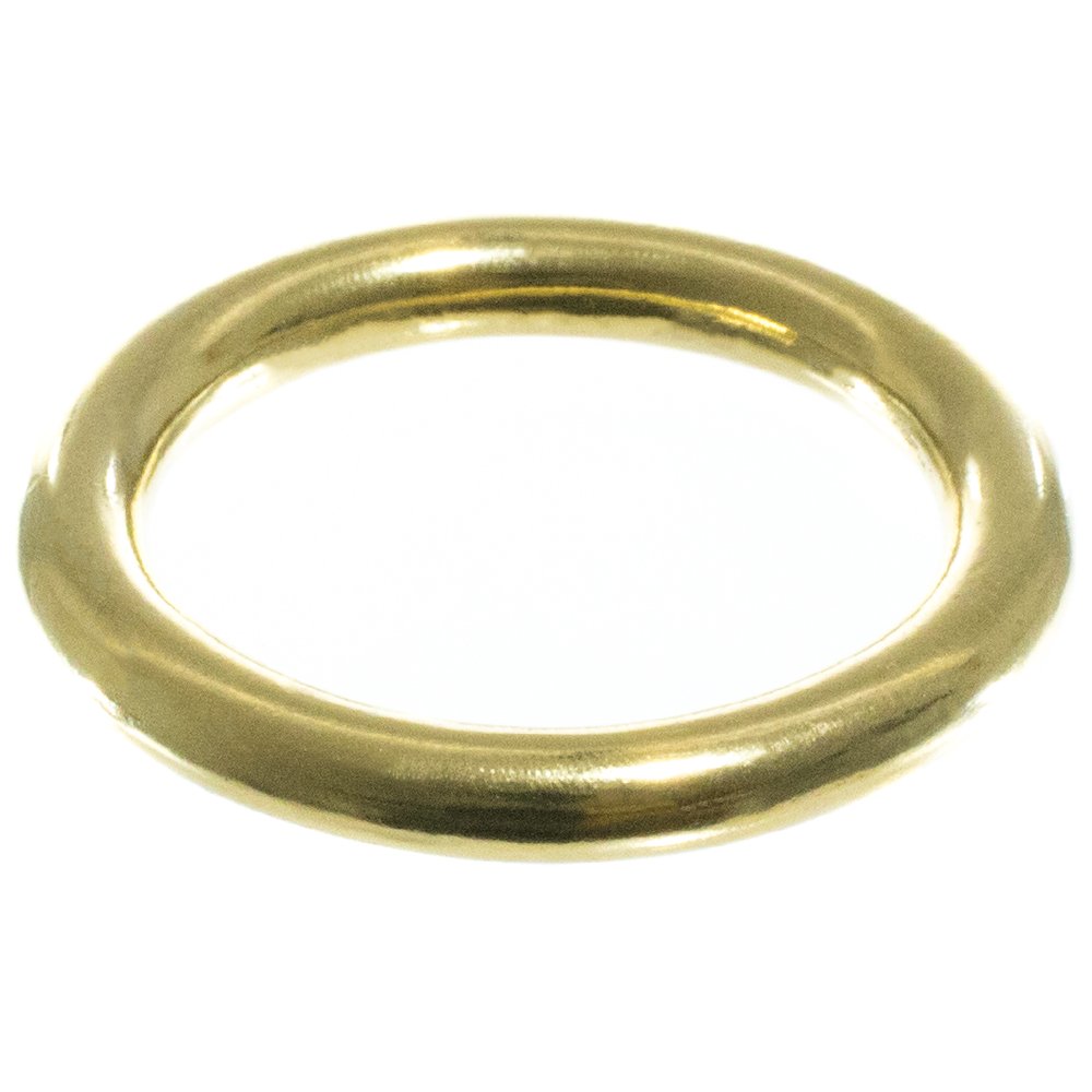 Craft County 2 Inch Brass O-Rings - 50 Pack for DIY, Jewelry Making, and Plumbing Repairs | Durable Metal Sealing Rings for Home and Industrial Use