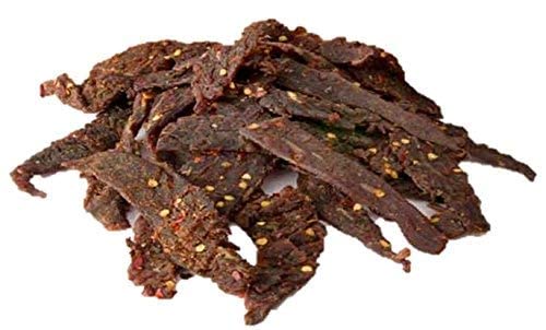 Premium Beef Jerky 8 oz (Pack of 8) | Traditional Style | USA Made | High Protein Low Fat Snack | No Preservatives, MSG or Nitrites | Resealable Bags for Camping, Hiking, Road Trips & Office Snacks
