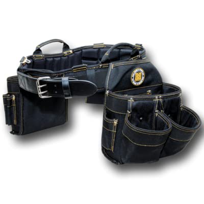 Electrician Tool Belt & Bag Combo - 27 Pockets for Work (43241) - Perfect for Electrical Repairs