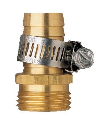 Champion USA 5/8 Inch Male Aluminum Water Hose Repair Kit with Hose Clamp - Perfect for Garden, Lawn, and Outdoor Watering Systems