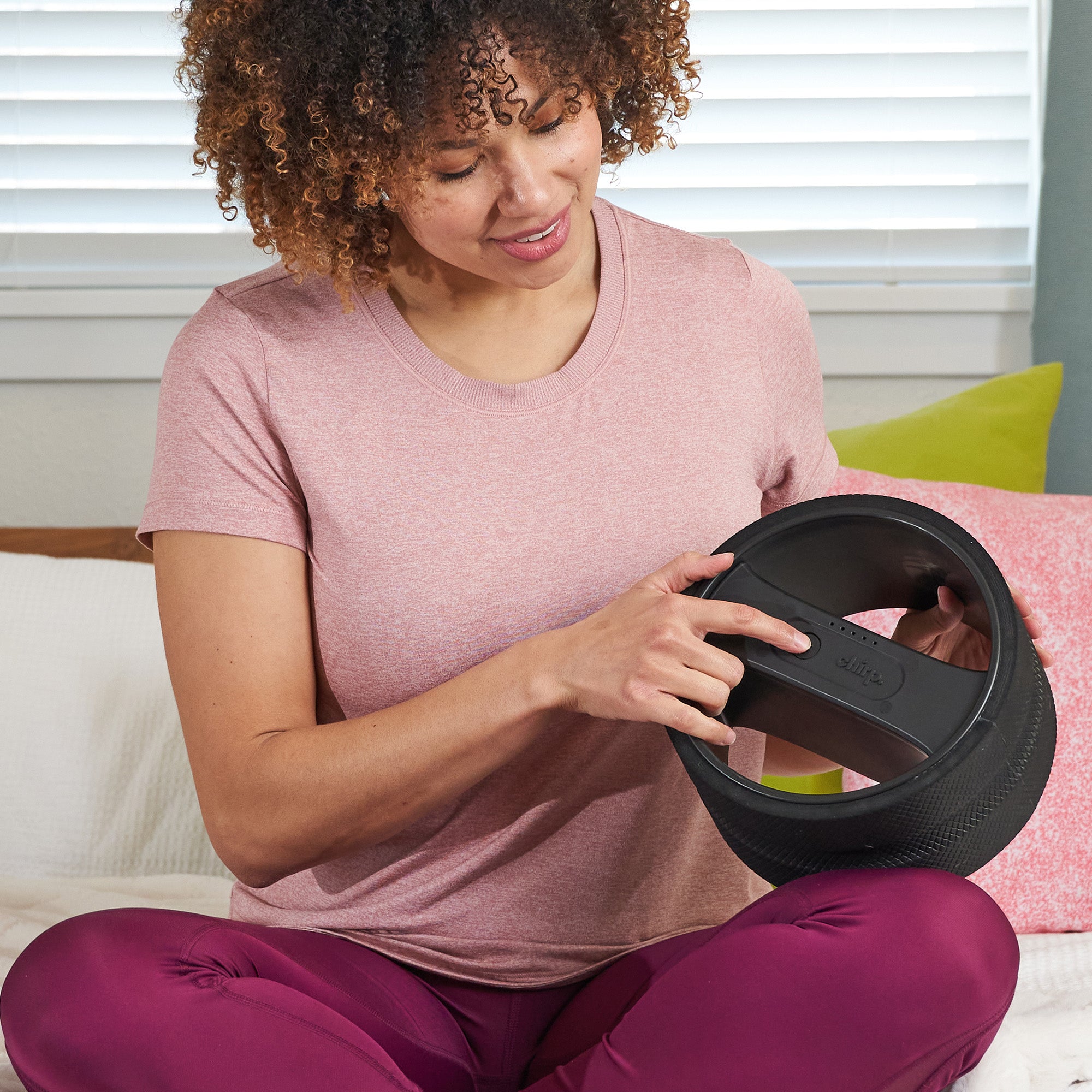 Chirp Wheel Pro™ - Premium Back Pain Relief & Posture Corrector for Home & Office Use - Perfect for Yoga, Stretching & Spinal Alignment Therapy