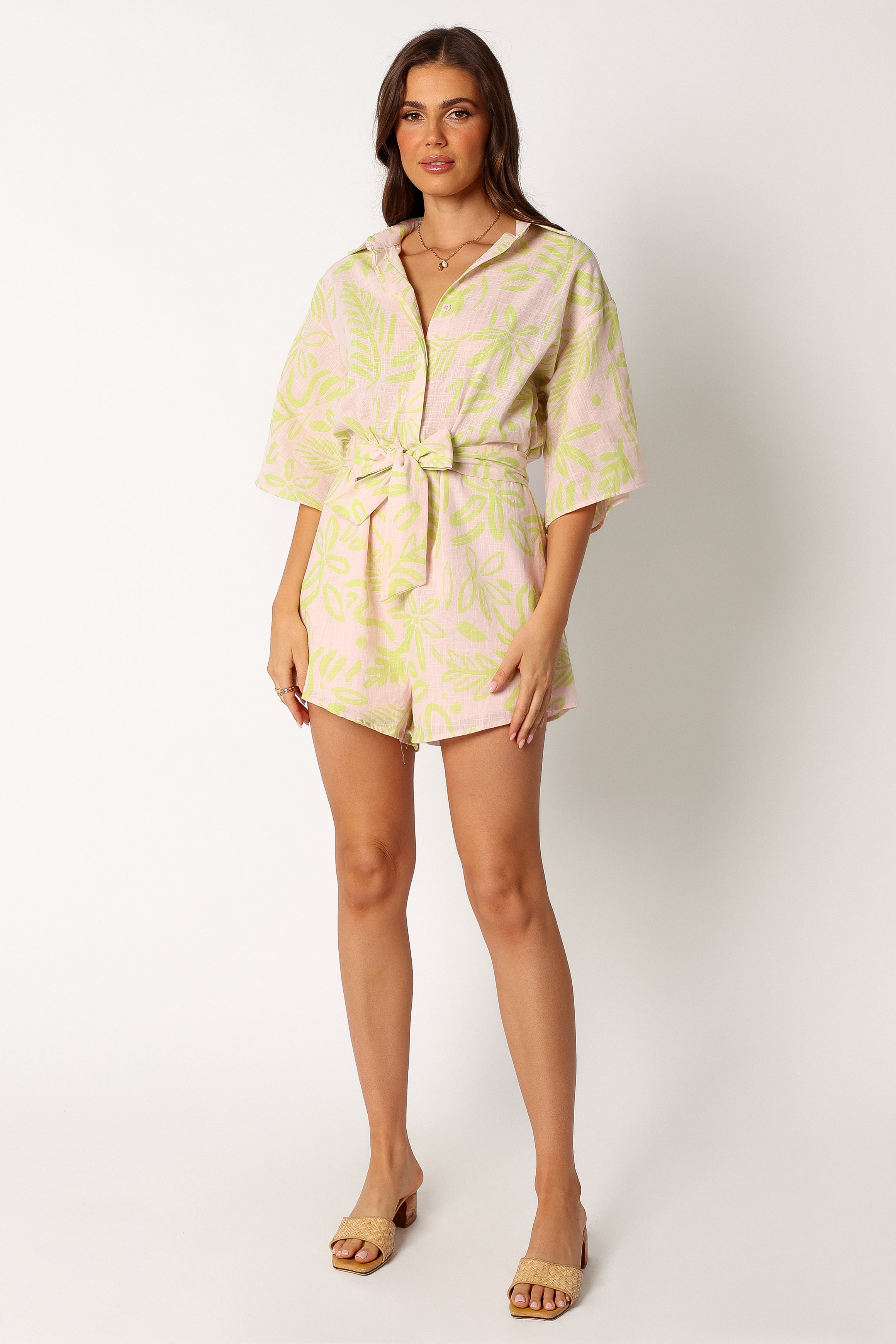 Dolce Romper for Women - Citrus Print Summer Jumpsuit | Casual & Chic Outfit for Beach, Vacation, and Everyday Wear