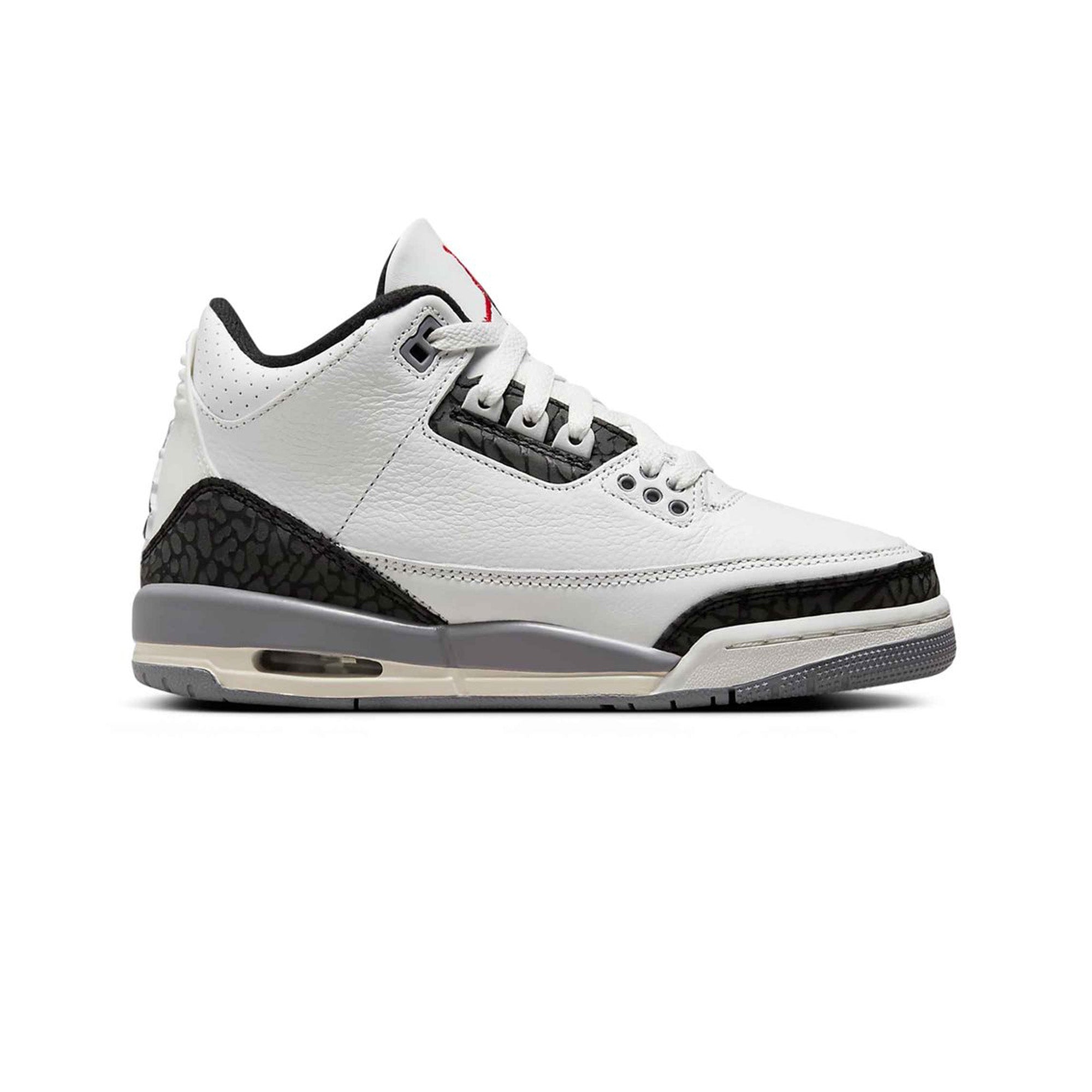 Air Jordan 3 Retro 'Cement Grey' GS Sneakers (2024) - Men's Basketball Shoes for Casual Wear & Street Fashion