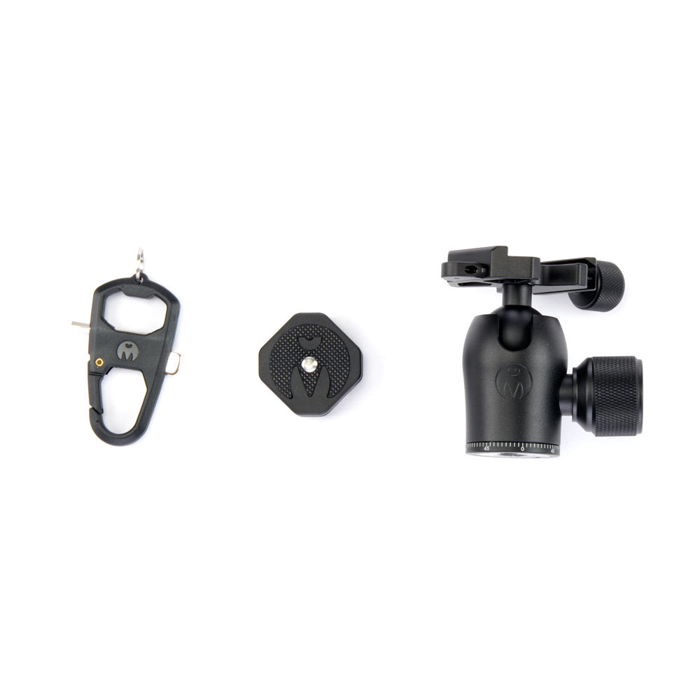 AirHed Pro Ball Head with Quick Release Twist Plate - Professional Camera Tripod Head for DSLR & Mirrorless Cameras - Perfect for Landscape, Portrait & Wildlife Photography