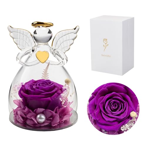 Purple in Glass Angel