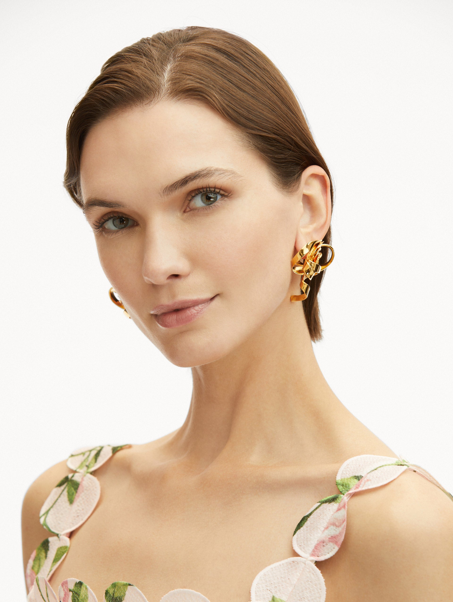 Geometric Rose Earrings for Women - Stylish Floral Dangle Earrings for Party, Wedding & Everyday Wear