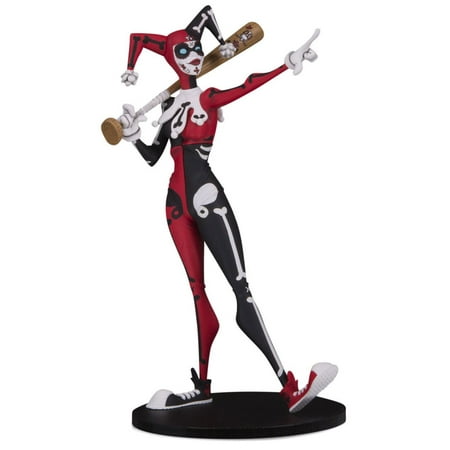 DC Comics Harley Quinn Vinyl Figure - Artists Alley by Hainanu Nooligan Saulque - Collectible Statue for DC Fans & Home Decor