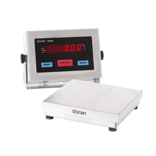 7100XL/12 & 7000XL 100 lb. Stainless Steel Bench Scale - NTEP Certified Commercial Scale for Shipping, Packaging & Industrial Use
