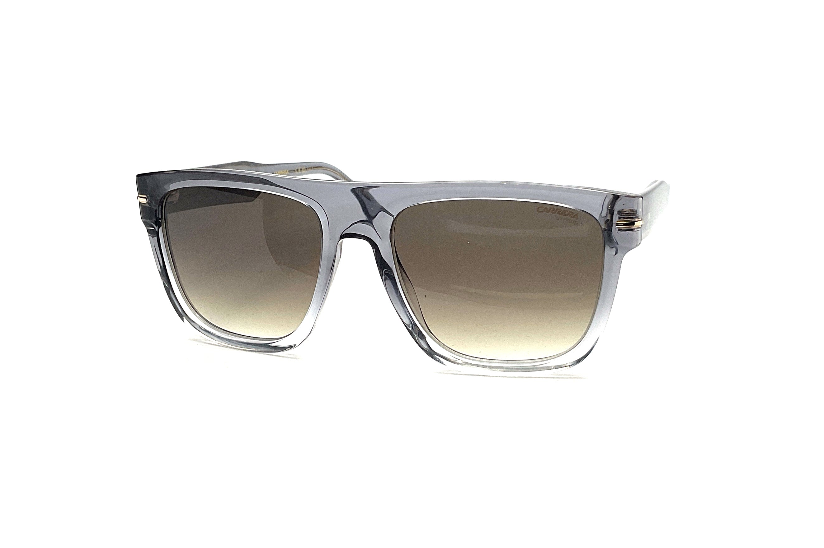 Carrera 340/S Grey Gold Sunglasses - Polarized UV Protection for Men & Women - Perfect for Driving, Running, and Outdoor Activities