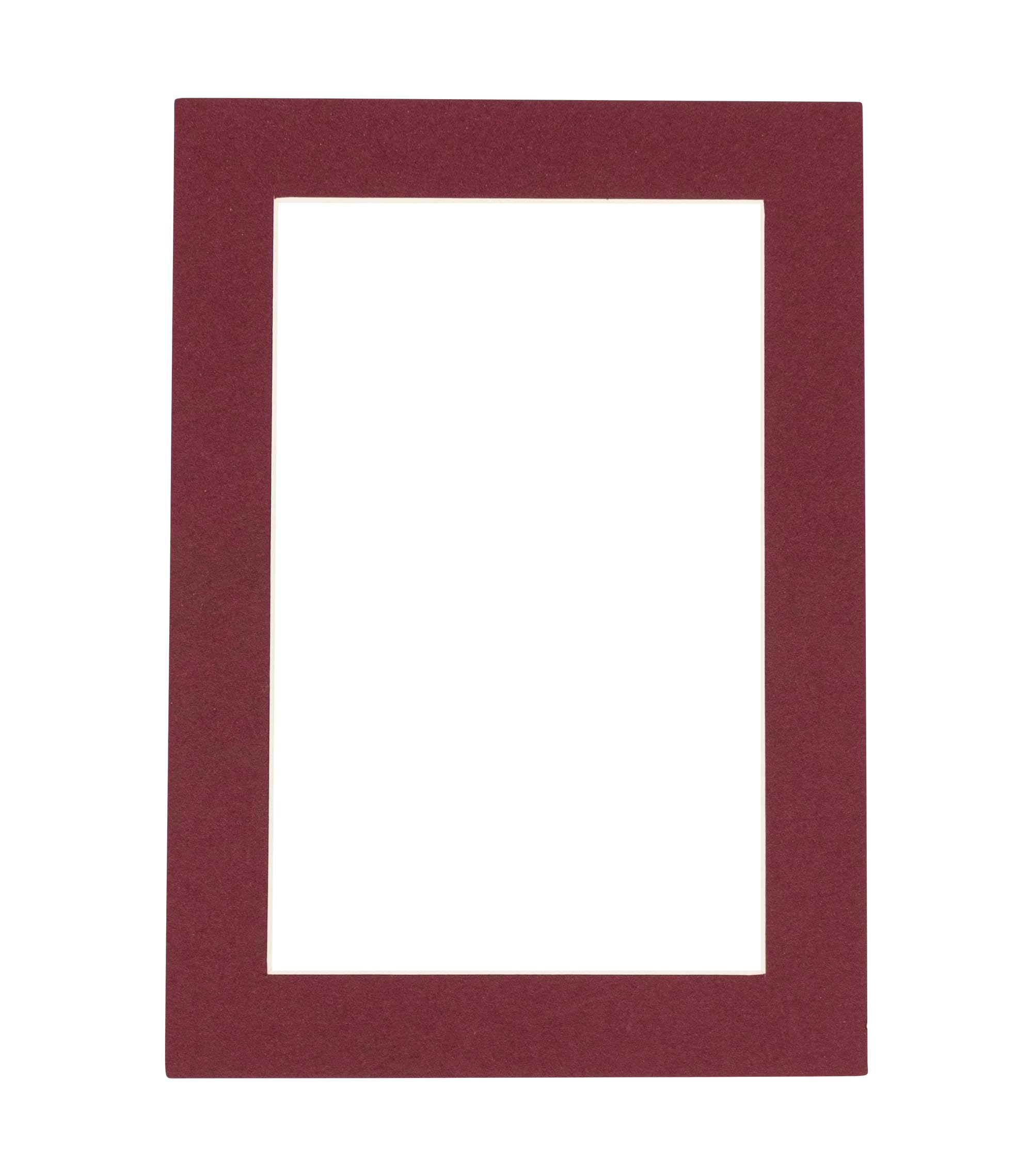 28x35 Acid-Free Maroon Red Bevel Cut Mat Board for 24x30 Photos - 4-Ply Archival Quality with Backing Board & Self-Seal Crystal Clear Photo Bag - Perfect for Picture Framing, Art Displays, and Professional Photography Presentations
