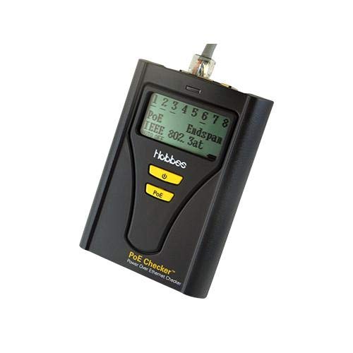 Hobbes 256316 Power Over Ethernet Tester - 2 Pack | Network Cable Tester for PoE Devices | Perfect for IT Professionals & Network Installations