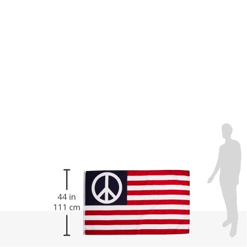 USA Peace Flag 3x5 Feet - Patriotic American Decor for Home, Garden & Events - Durable Outdoor & Indoor Use