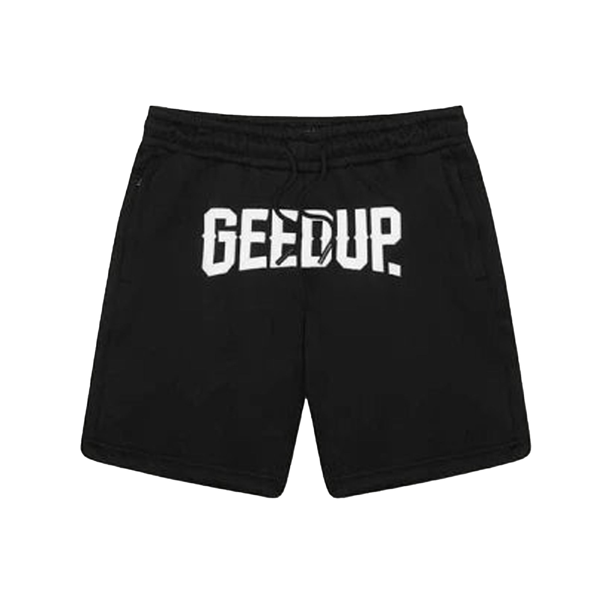 Geedup Cities Shorts - Black & White | Stylish & Comfortable Men's Athletic Shorts for Gym, Running & Casual Wear