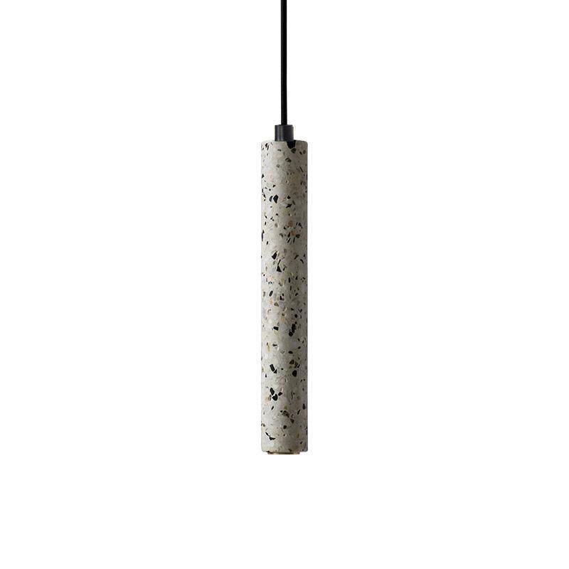 Modern Concrete Pendant Lights - Industrial Style Hanging Lighting Fixtures for Kitchen Island, Dining Room & Bedroom Decor