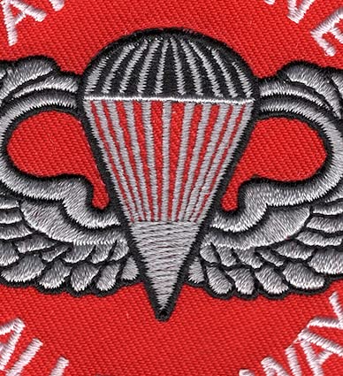 Army Airborne All The Way Patch - Military Morale Badge for Uniforms, Hats & Backpacks - Perfect for Veterans, Airborne Soldiers & Military Enthusiasts