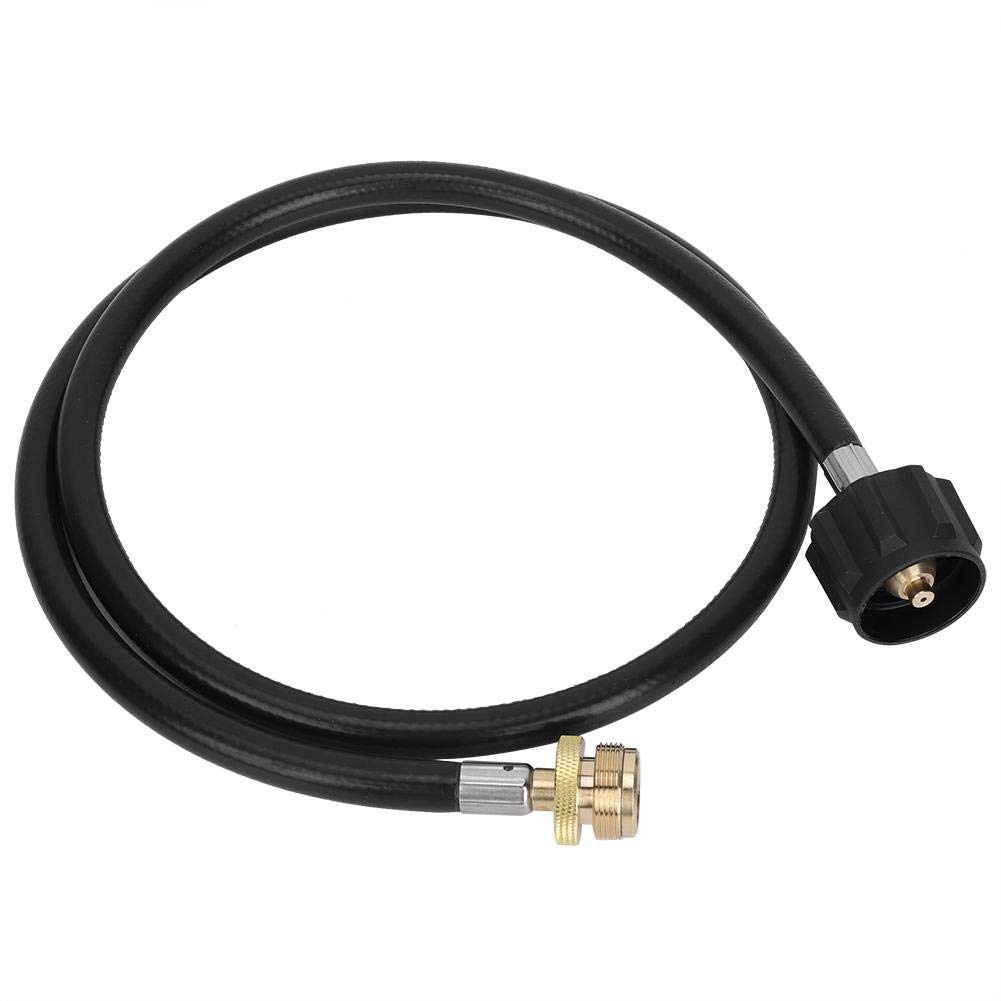 Propane Hose Adapter for BBQ Grill & Camping Stove - 1.2m Gas Hose for Outdoor Cooking