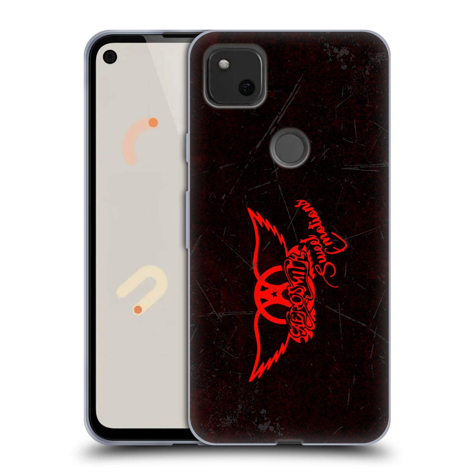Aerosmith Red Winged Soft Gel Case for Google Pixel 4a - Music Lover Gift