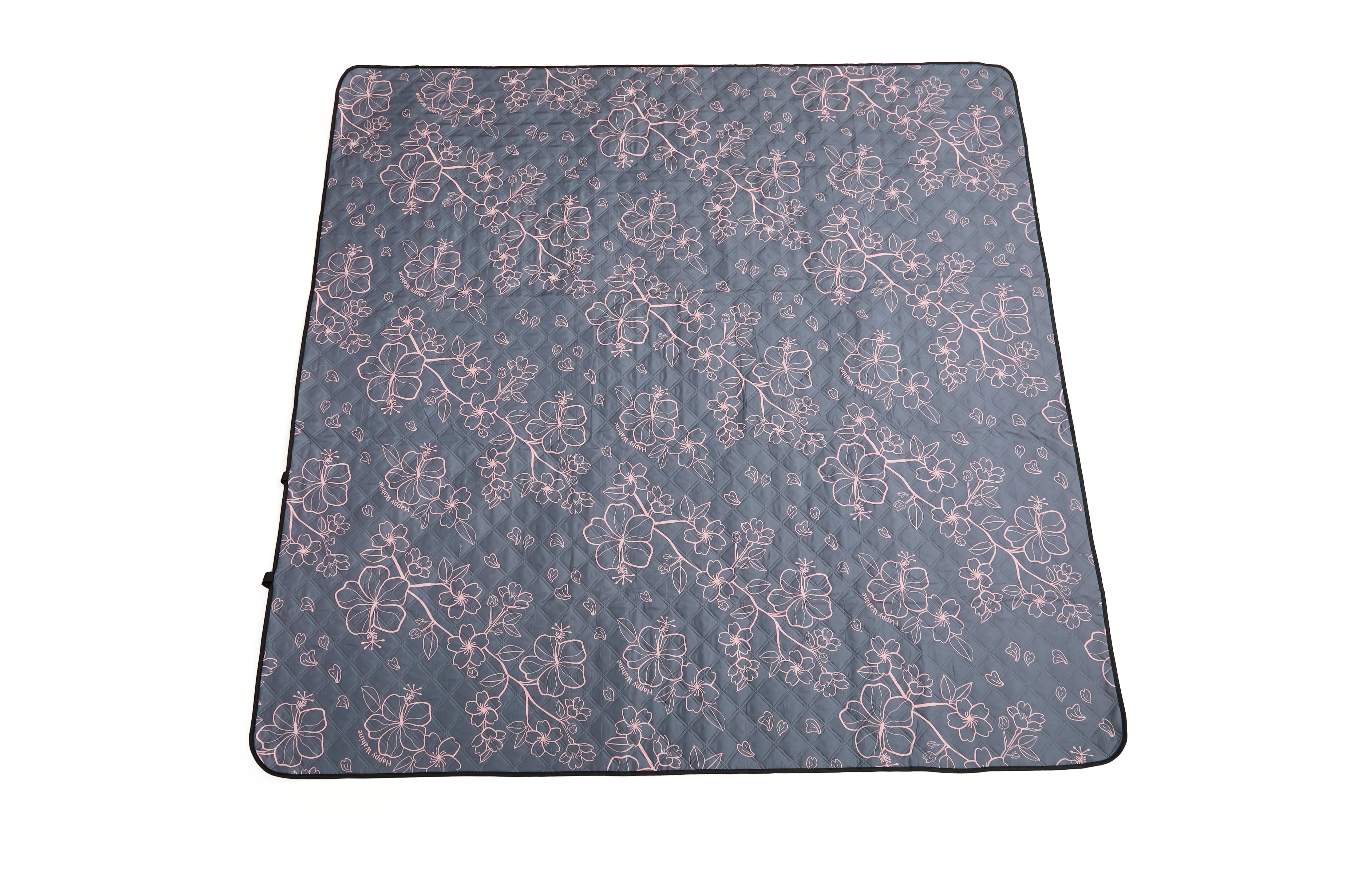 Premium Waterproof Beach Mat - Soft & Sand-Free Sakura Grey Design for Picnics, Camping, and Outdoor Relaxation