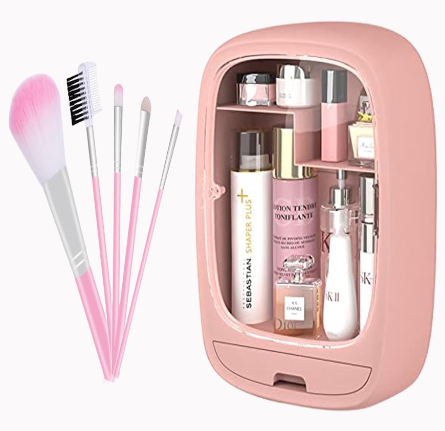 DOXONZ Professional Makeup Brush Set with Travel Case - 12-Piece Vegan Cosmetic Brush Kit for Foundation, Blending, Eyeshadow & Contouring - Perfect for Makeup Artists & Beauty Enthusiasts On-The-Go