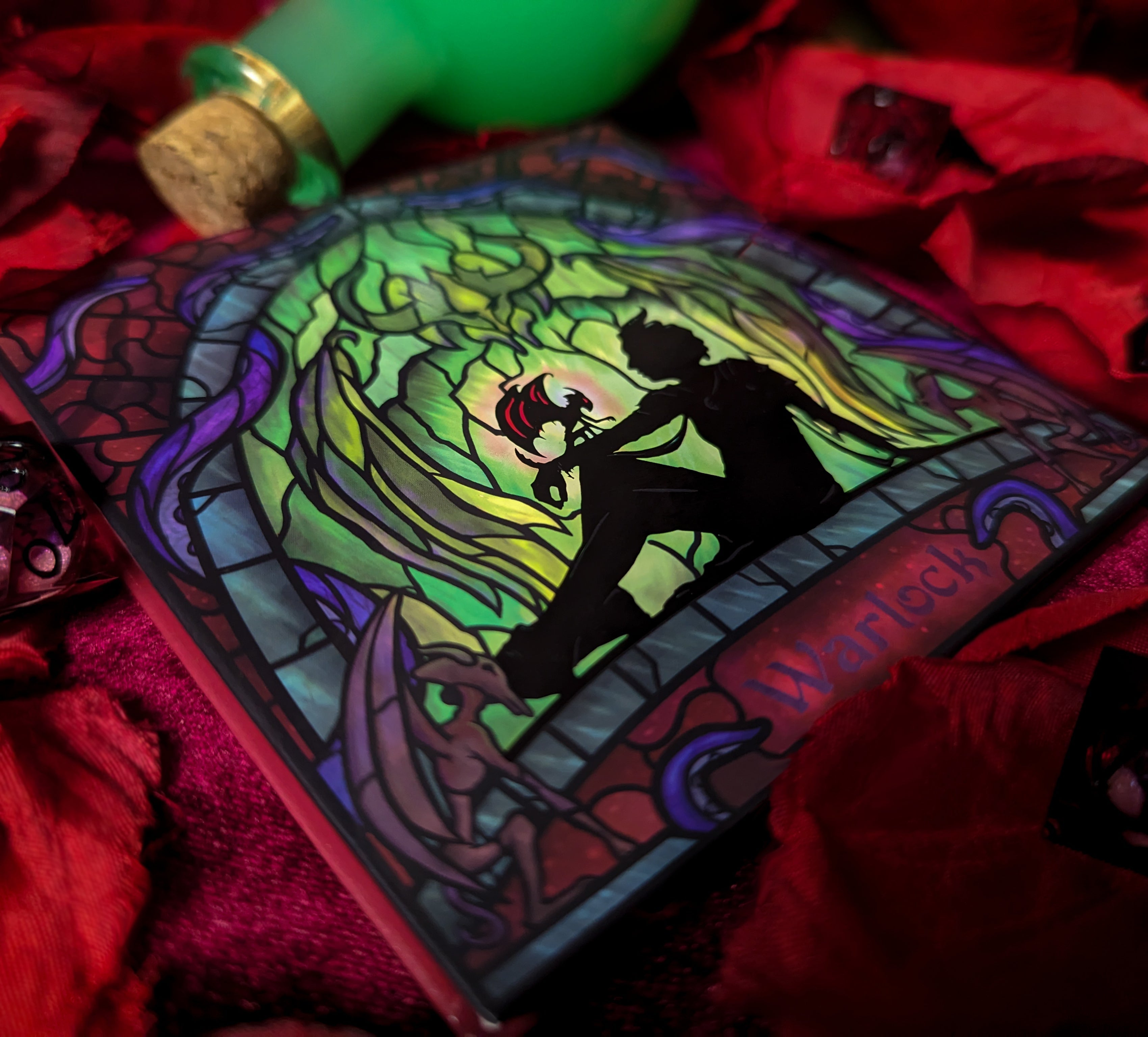 Warlock Eyeshadow Palette - 12 Highly Pigmented Matte & Shimmer Shades for Professional Makeup | Perfect for Halloween, Cosplay & Night Out Looks