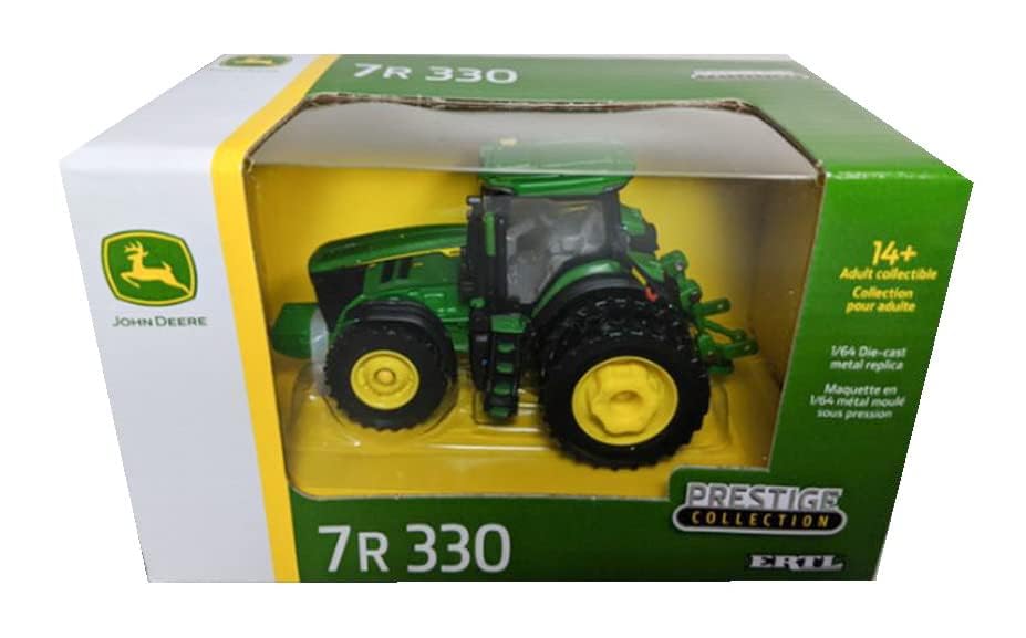 John Deere 1/64 Scale 7R 330 Prestige Collection Tractor - Diecast Model Toy for Collectors & Kids - Perfect for Farm Displays, Gift Giving & Educational Play