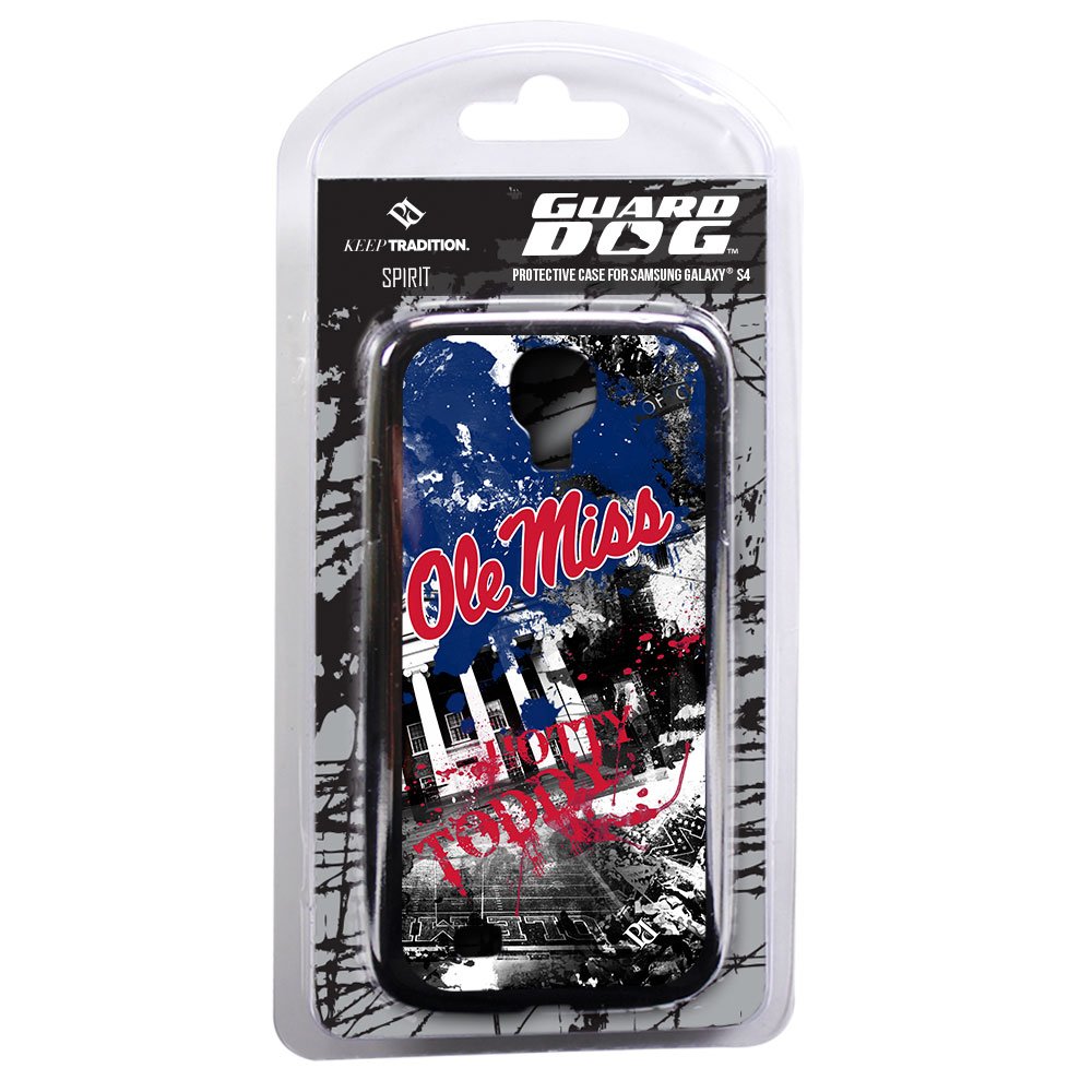 NCAA Guard Dog Paulson Designs Spirit Case for Samsung Galaxy S4 - Durable Protective Cover for College Sports Fans | Perfect for Game Days & School Spirit